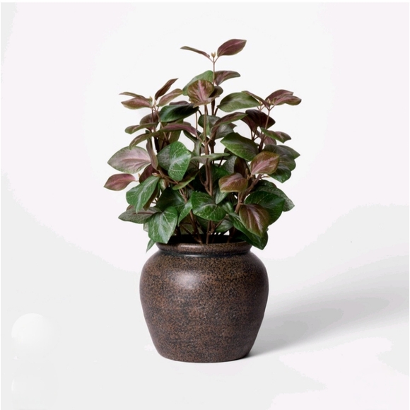 Threshold designed w Studio McGee Potted Fall Leaf Arrangement in Vase B…